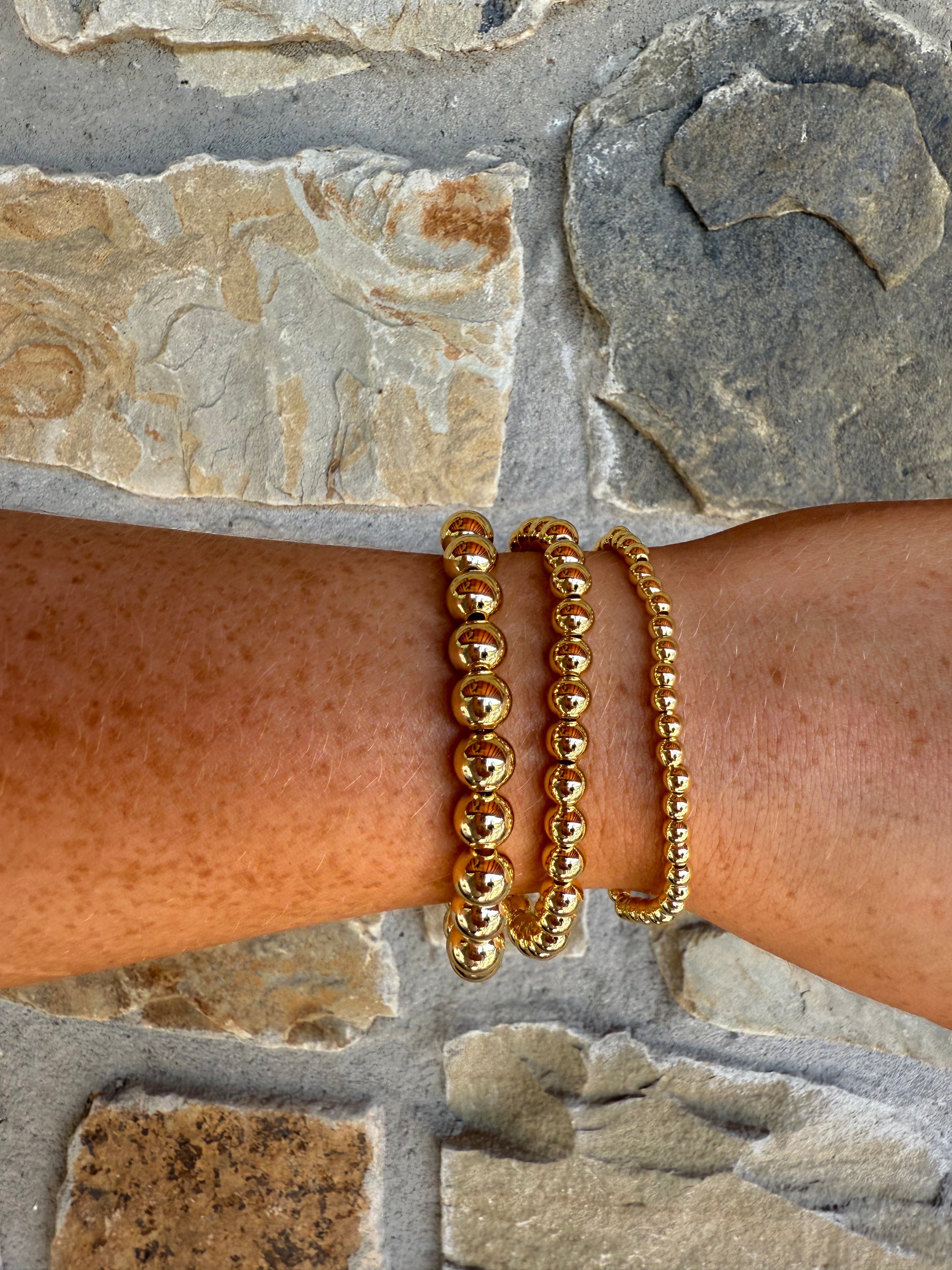 Gold Bead Bracelets