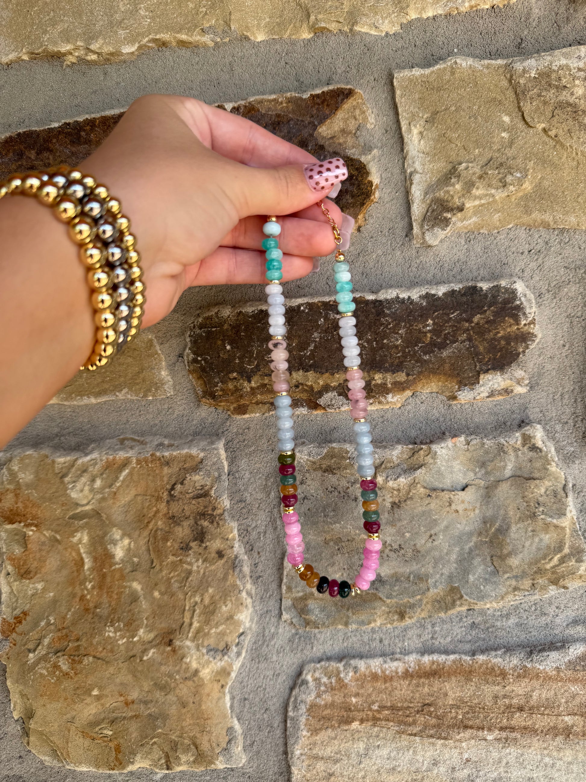 Seaside Beaded Necklace