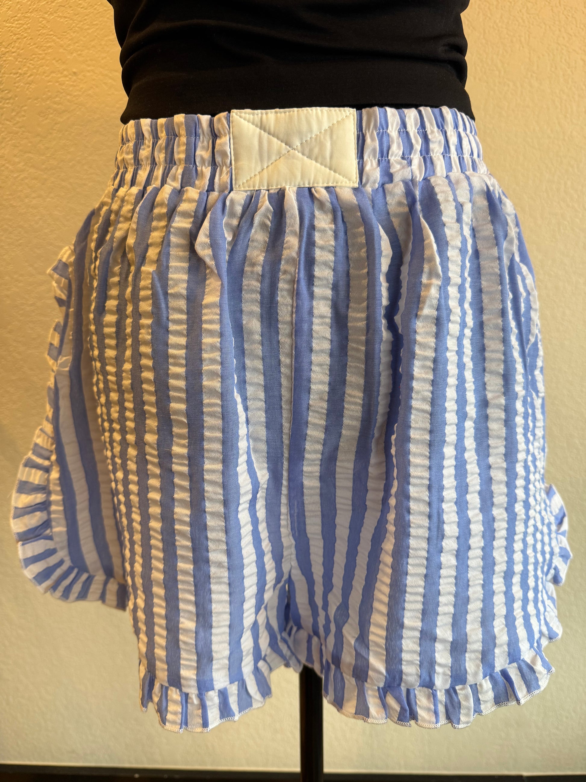 Striped Woven Shorts
