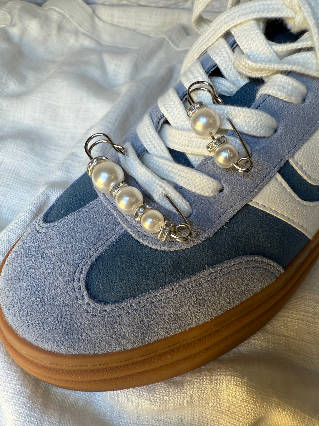 Silver Pearl shoe/bag Charm