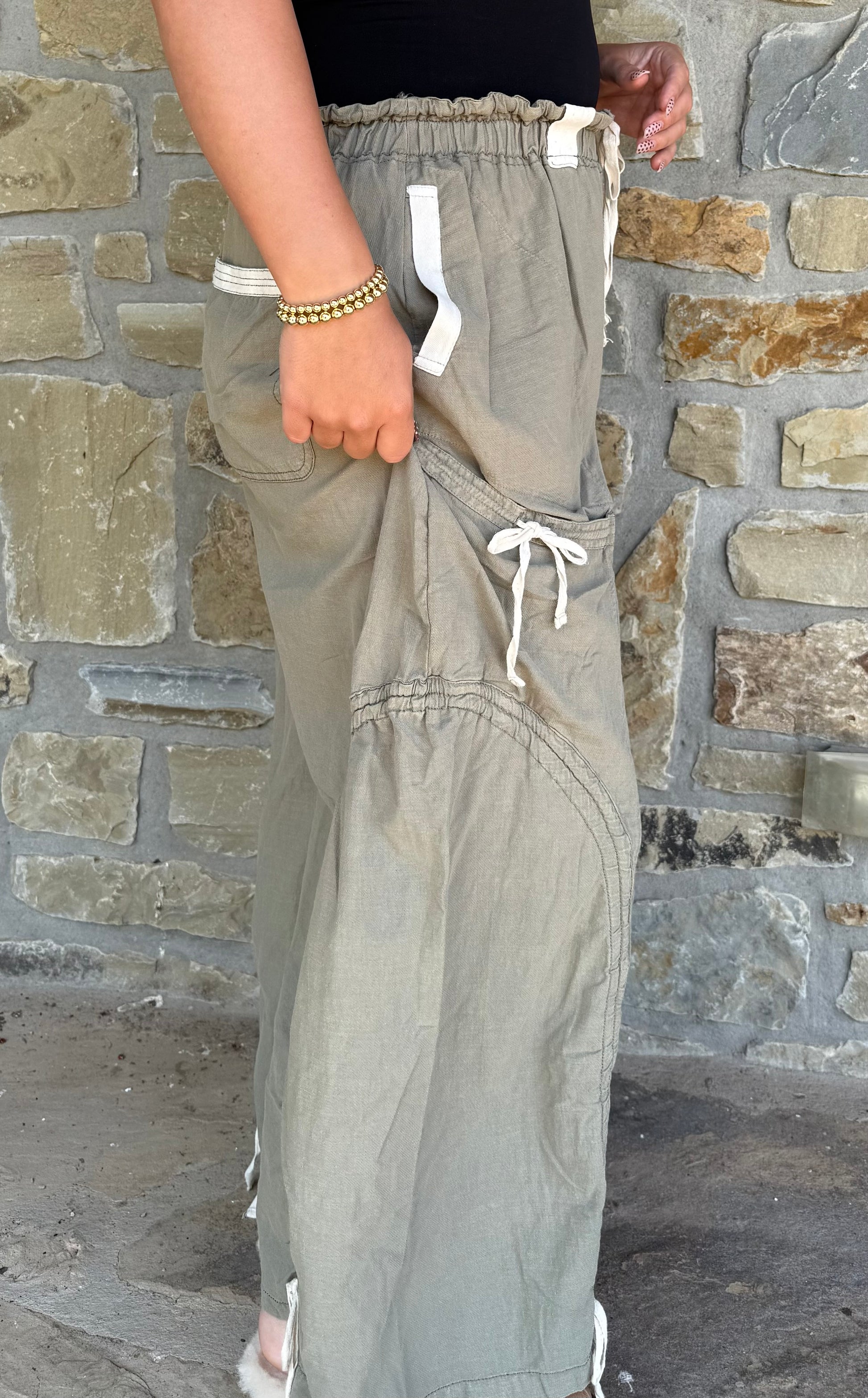 Olive Cargo Pants