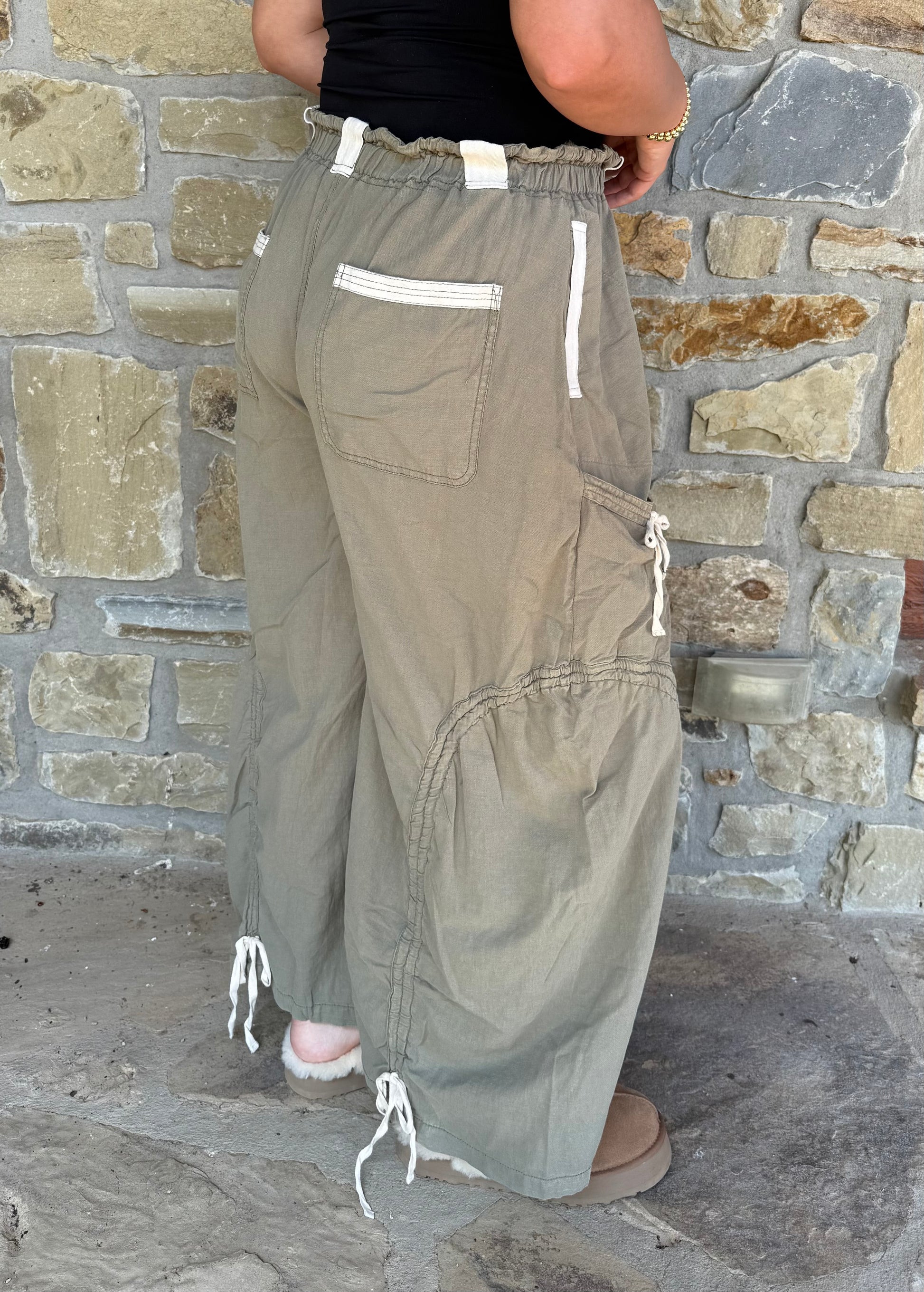 Olive Cargo Pants