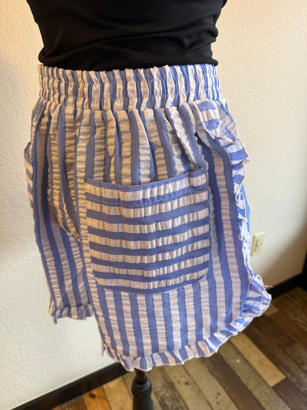 Striped Woven Shorts