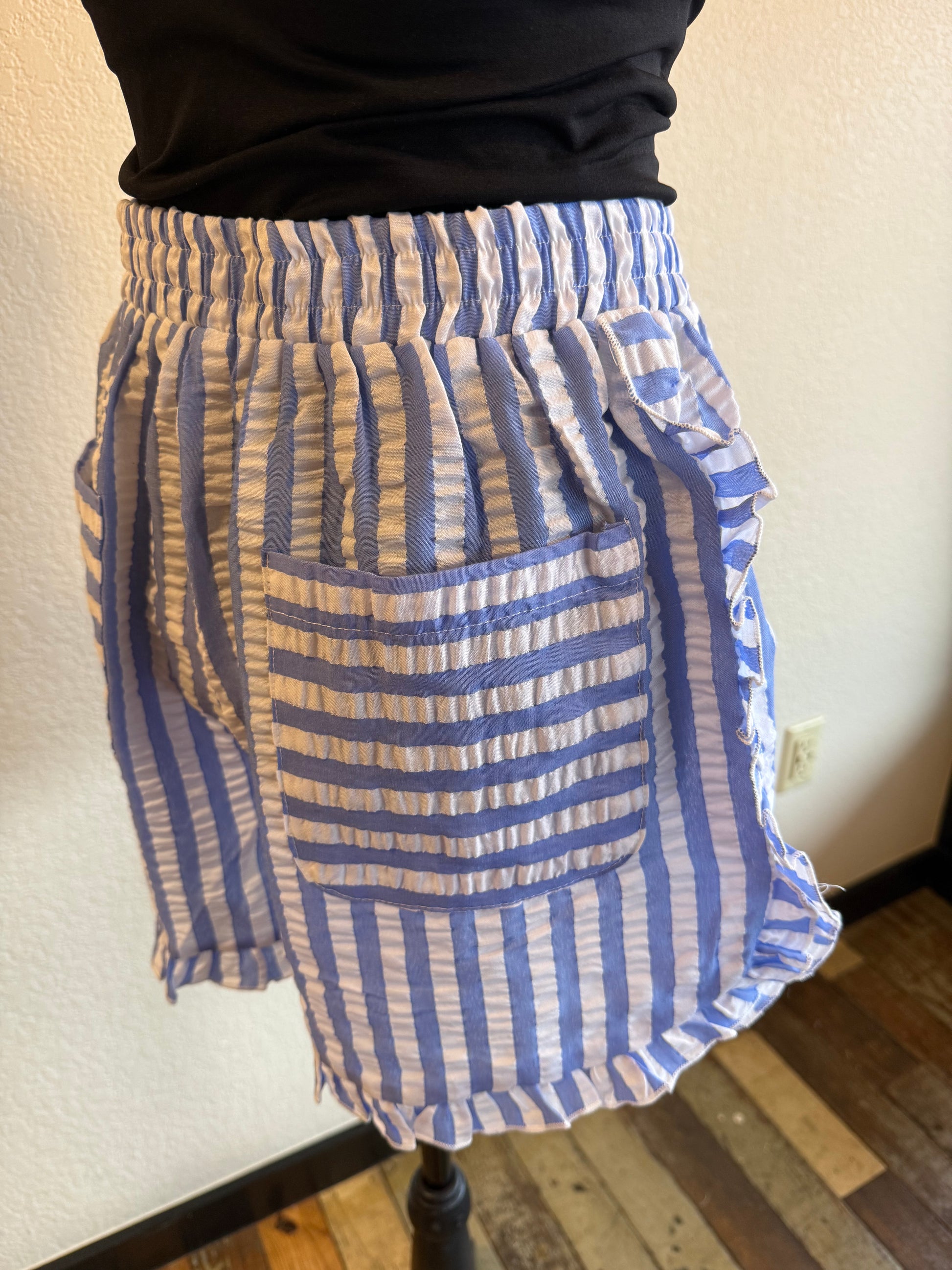 Striped Woven Shorts