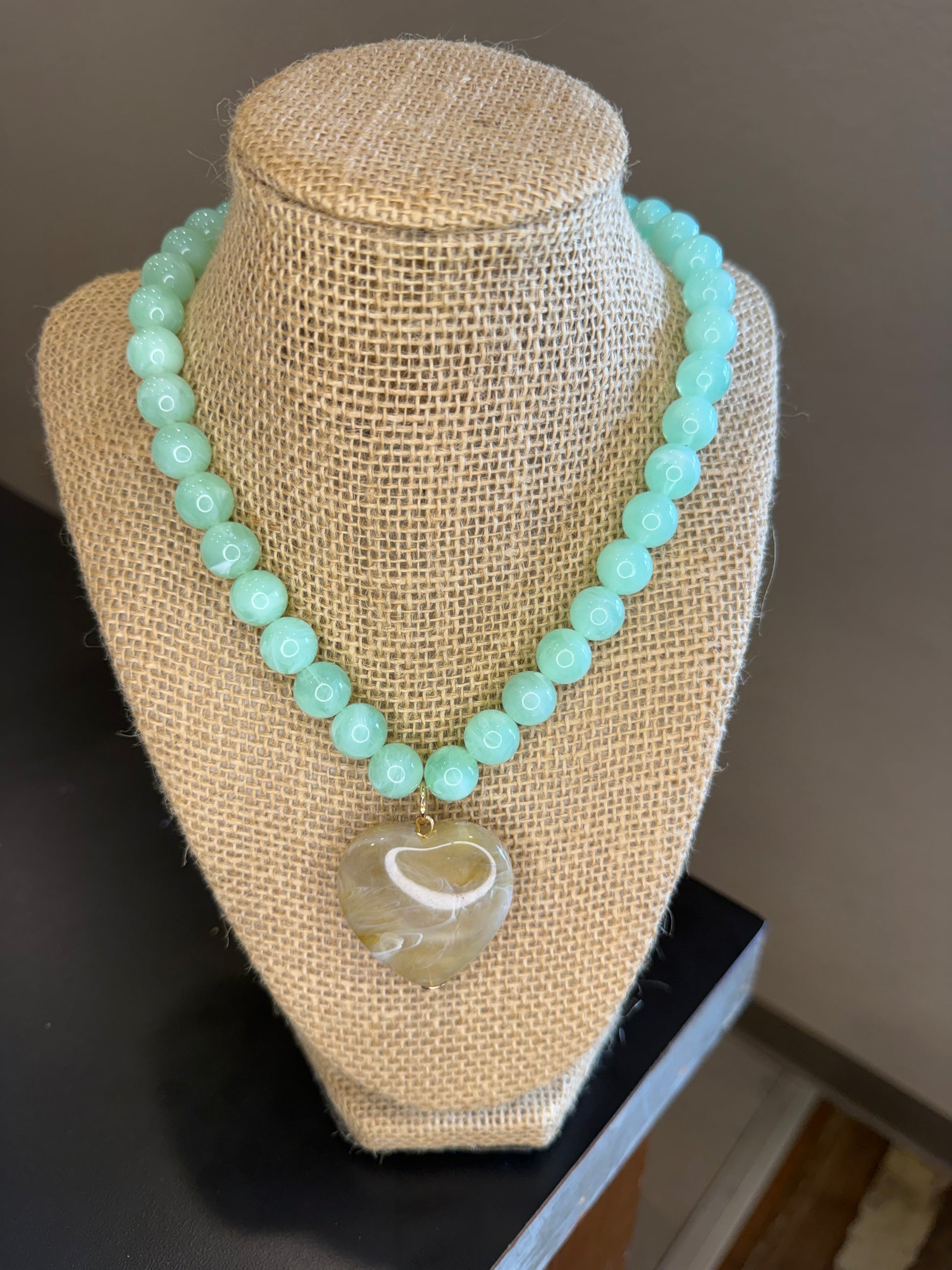 Heart Stone Necklace
