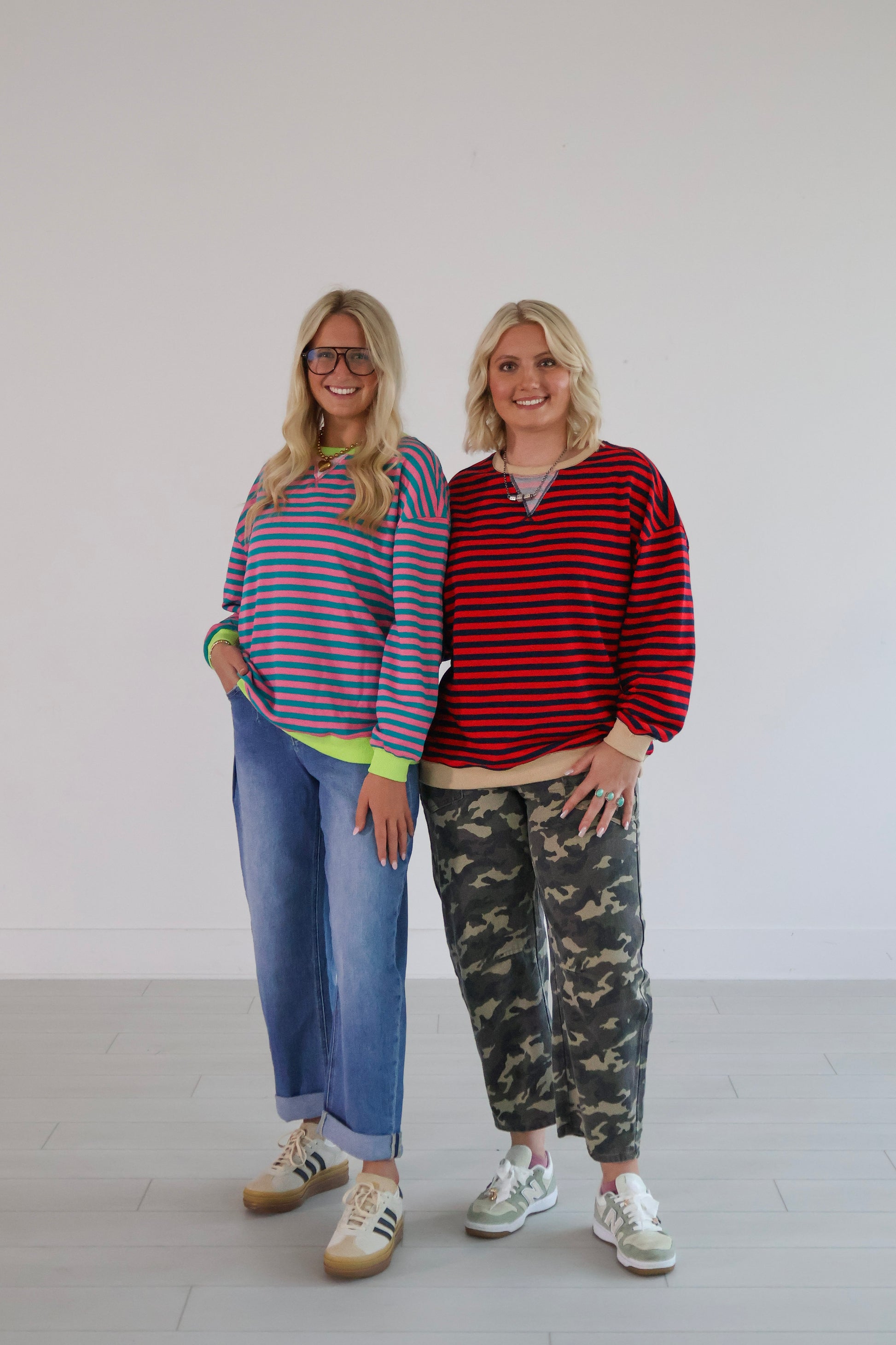 stripe sweatshirt
