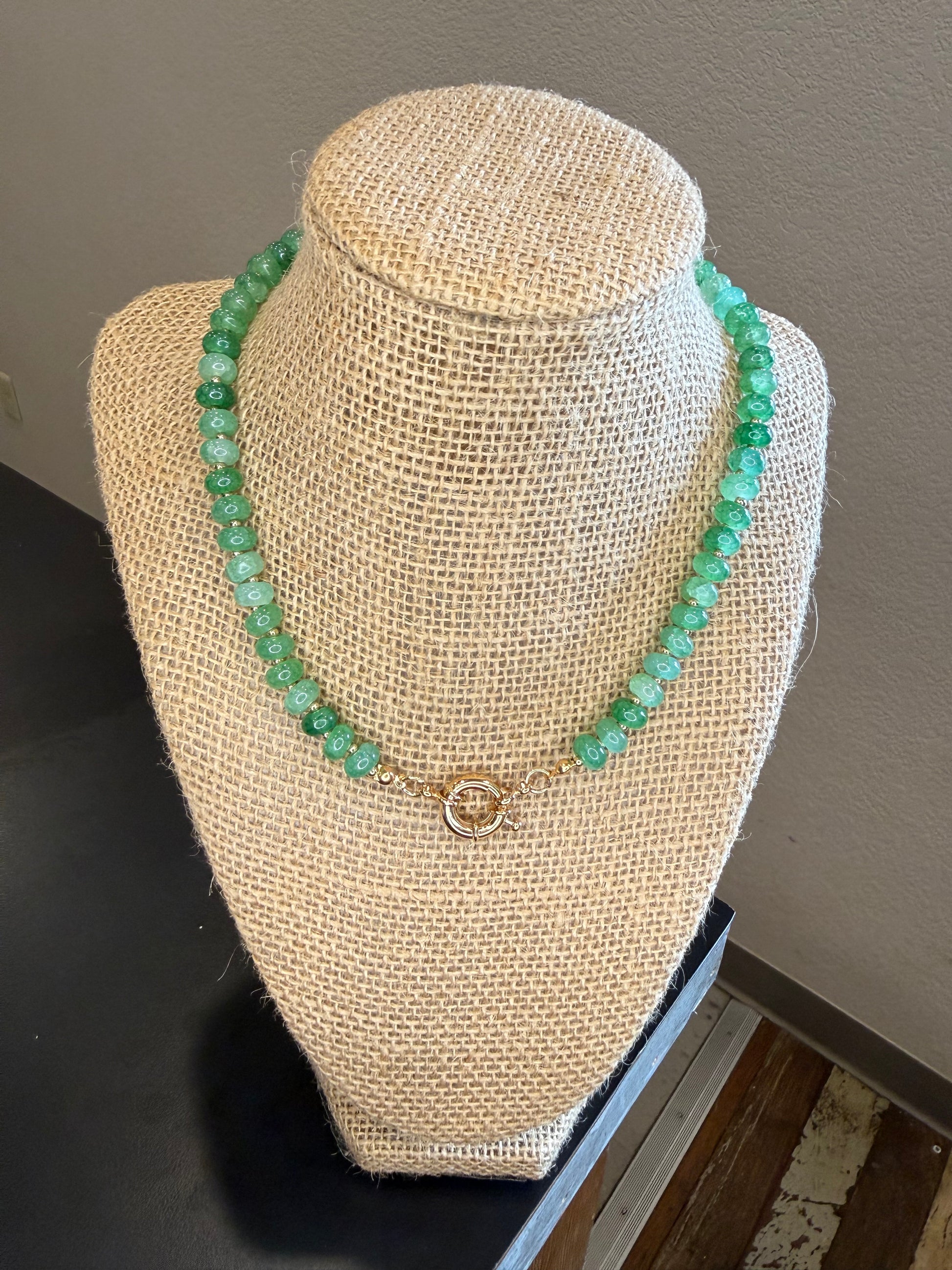Marble Beaded Necklace