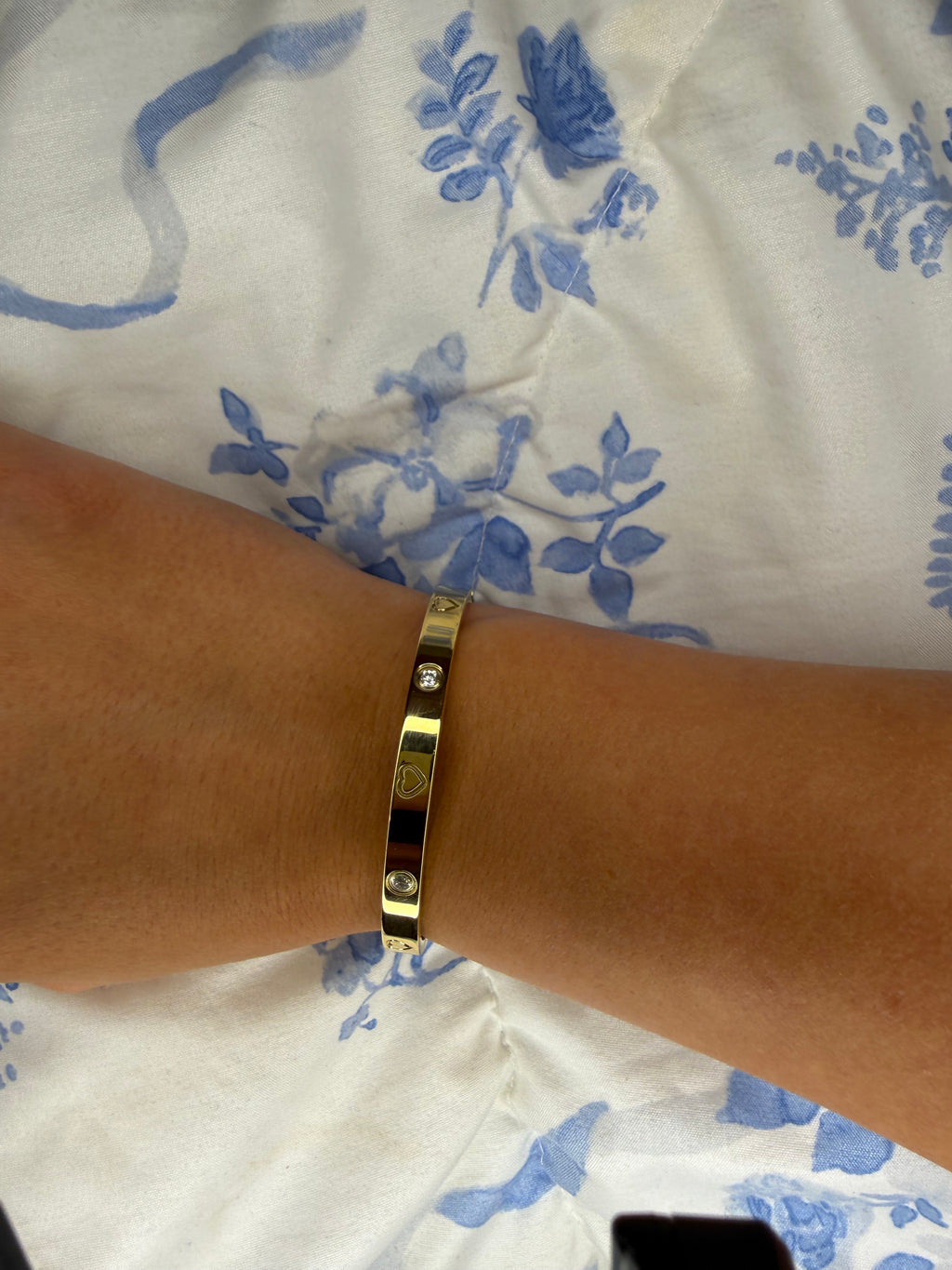 Gold Clip Bracelet