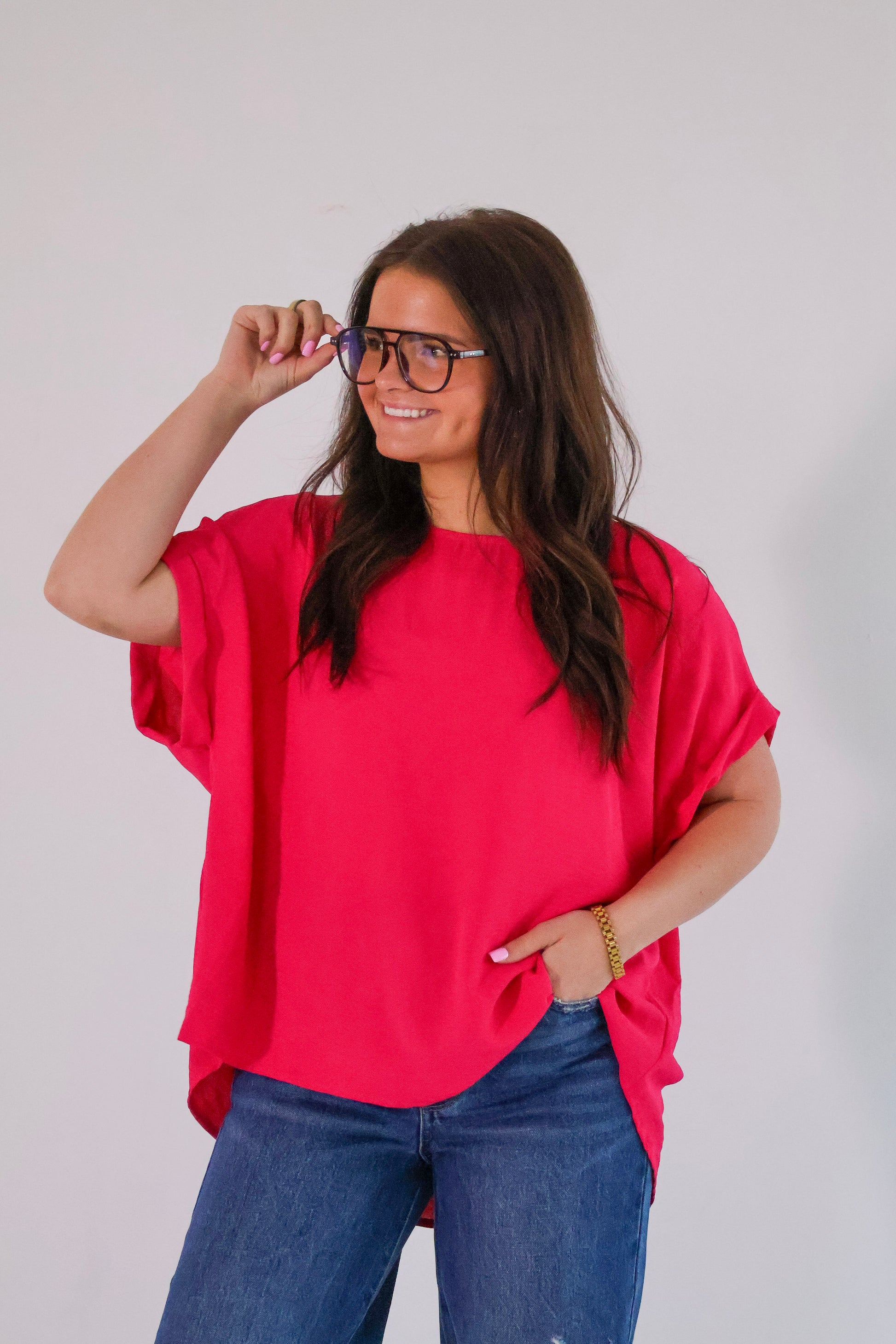 hot pink top