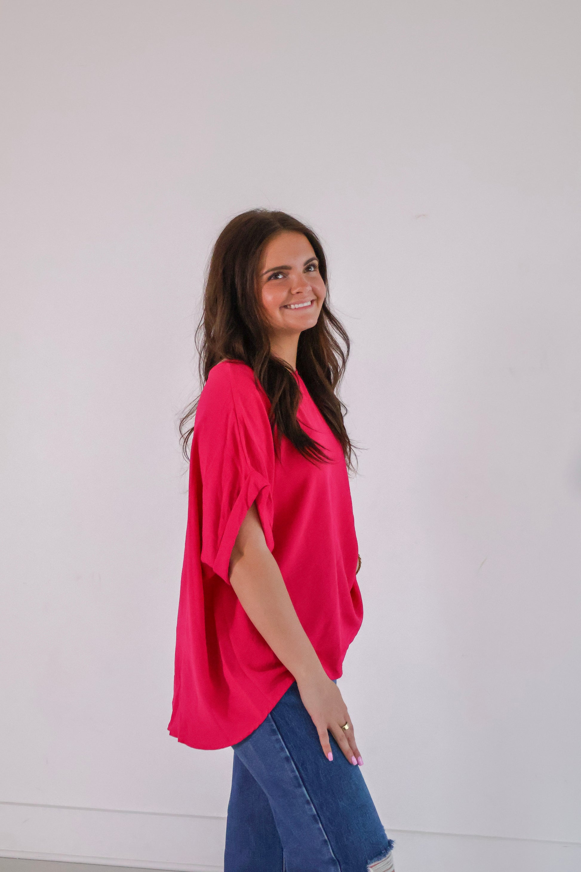hot pink top