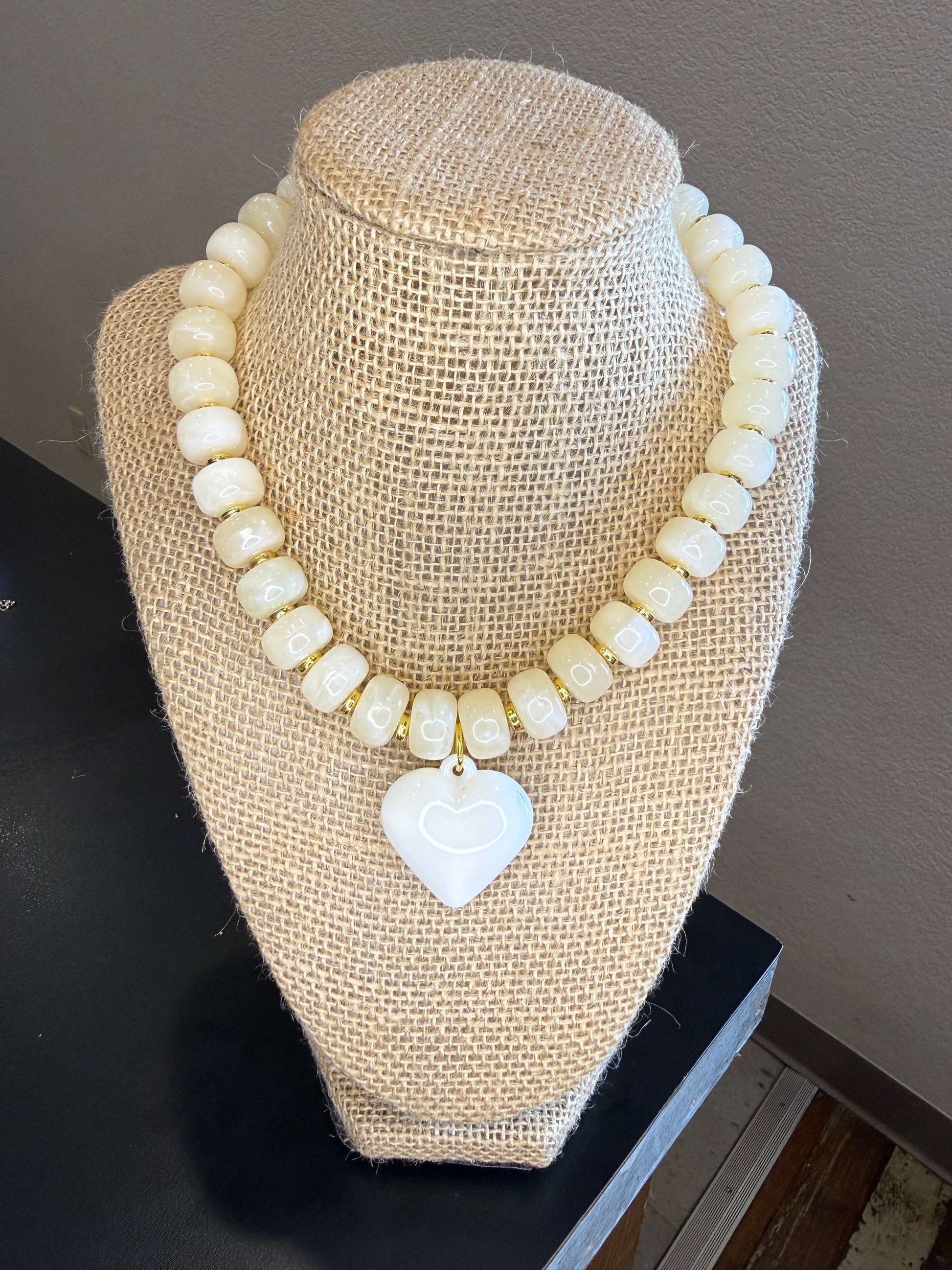 Heart Stone Necklace