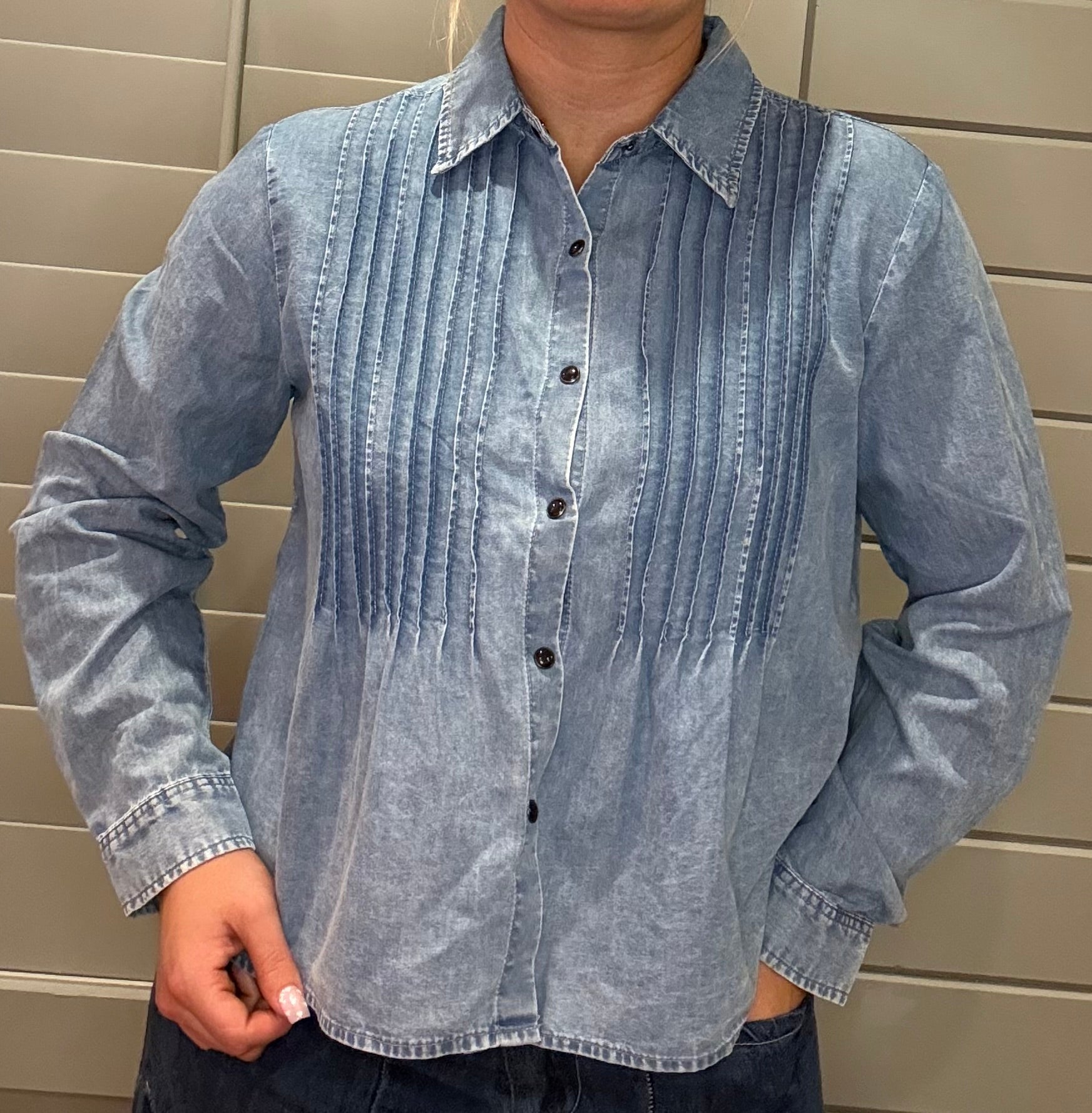 denim button up