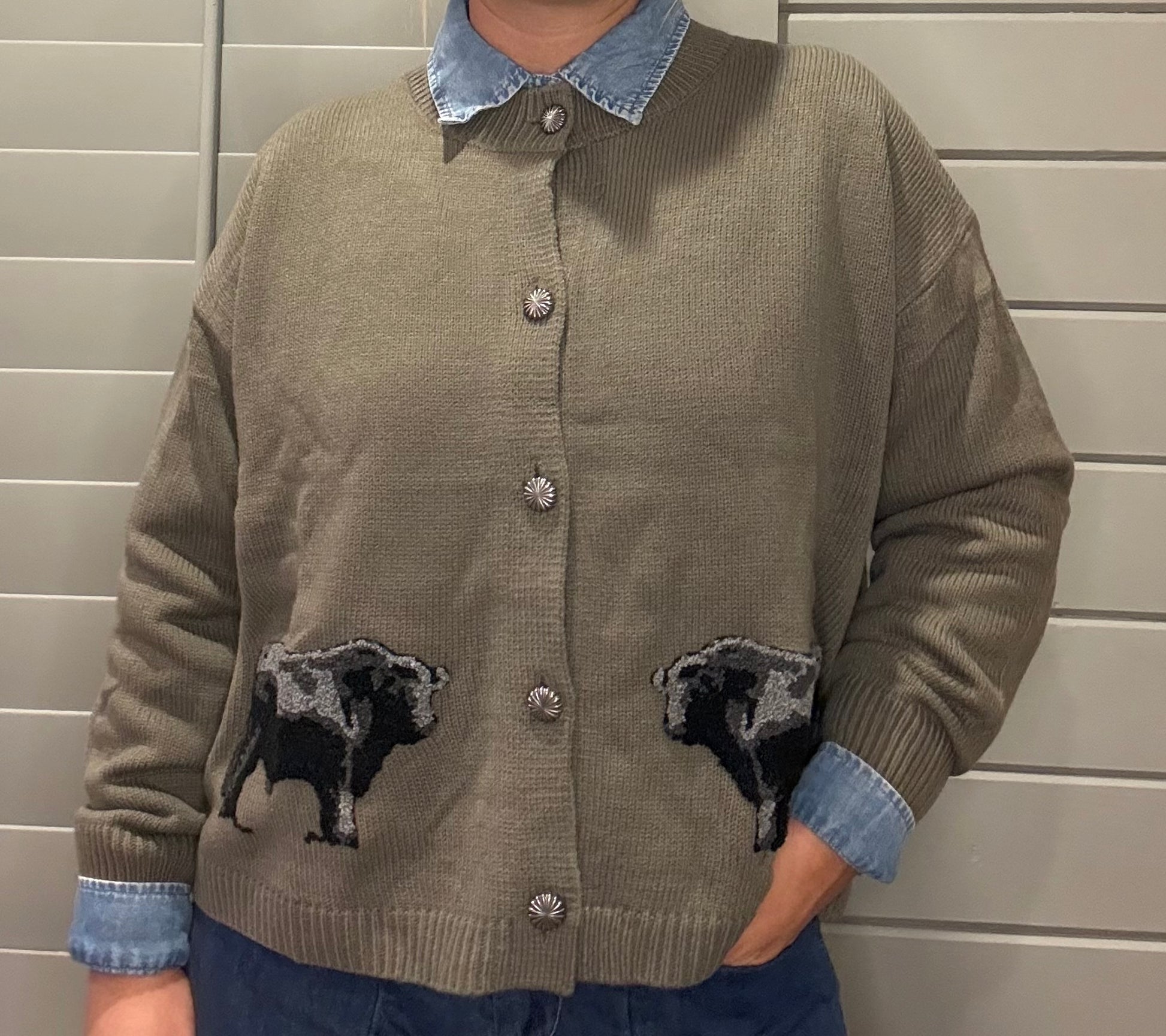 bull sweater