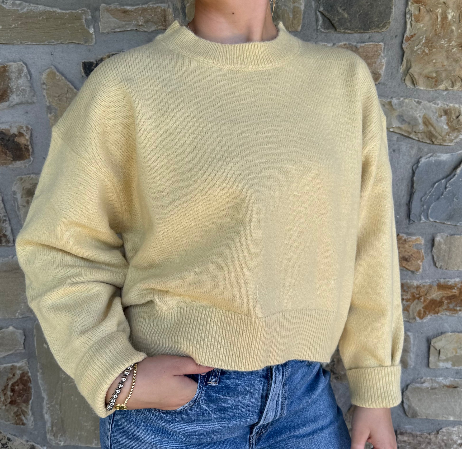Butter Yellow Sweater