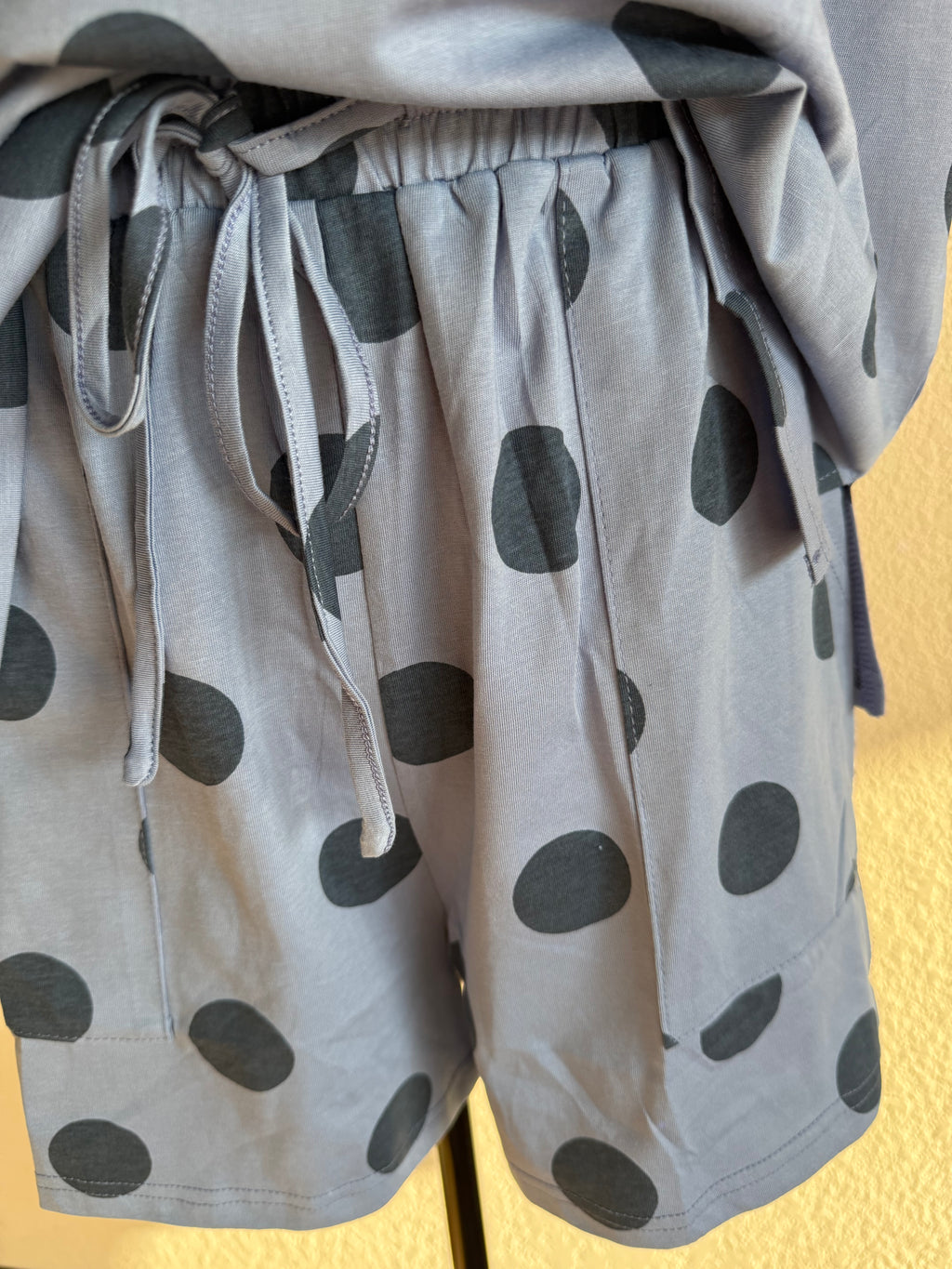 Blue Polka Dot Set