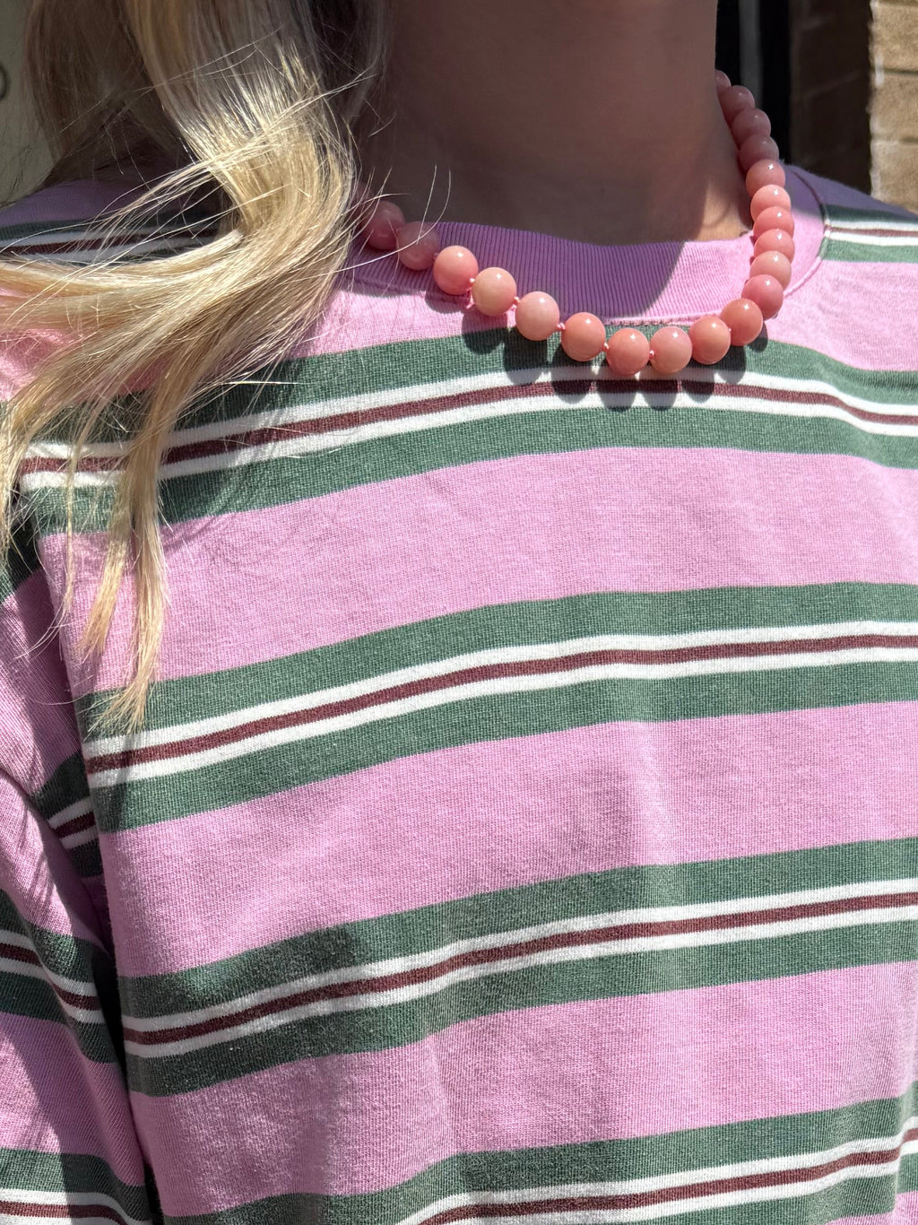 Pink Stripe T