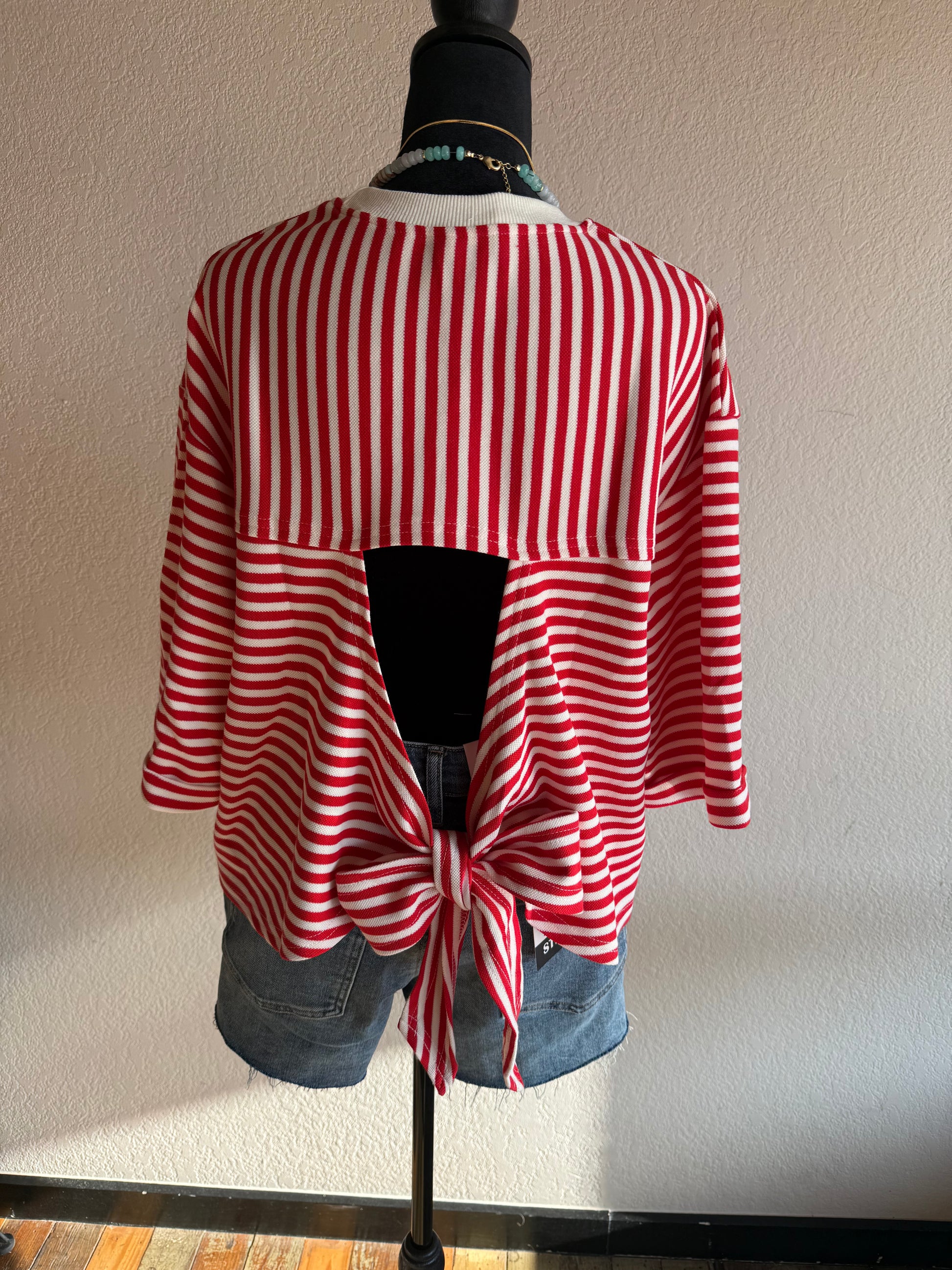 Red Bow Sweater