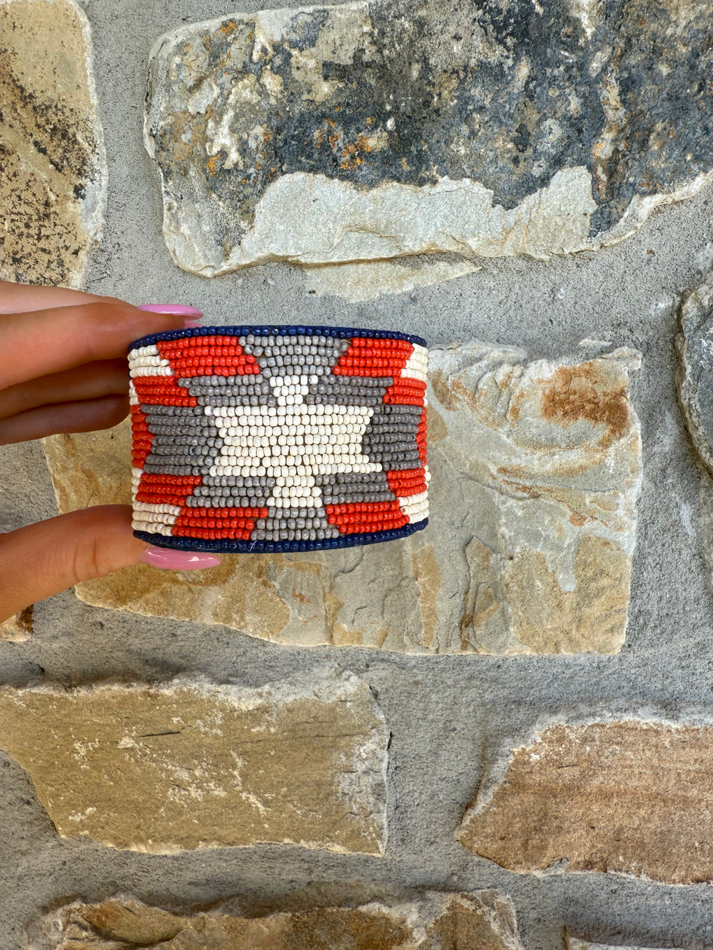 Blue Beaded Bracelet