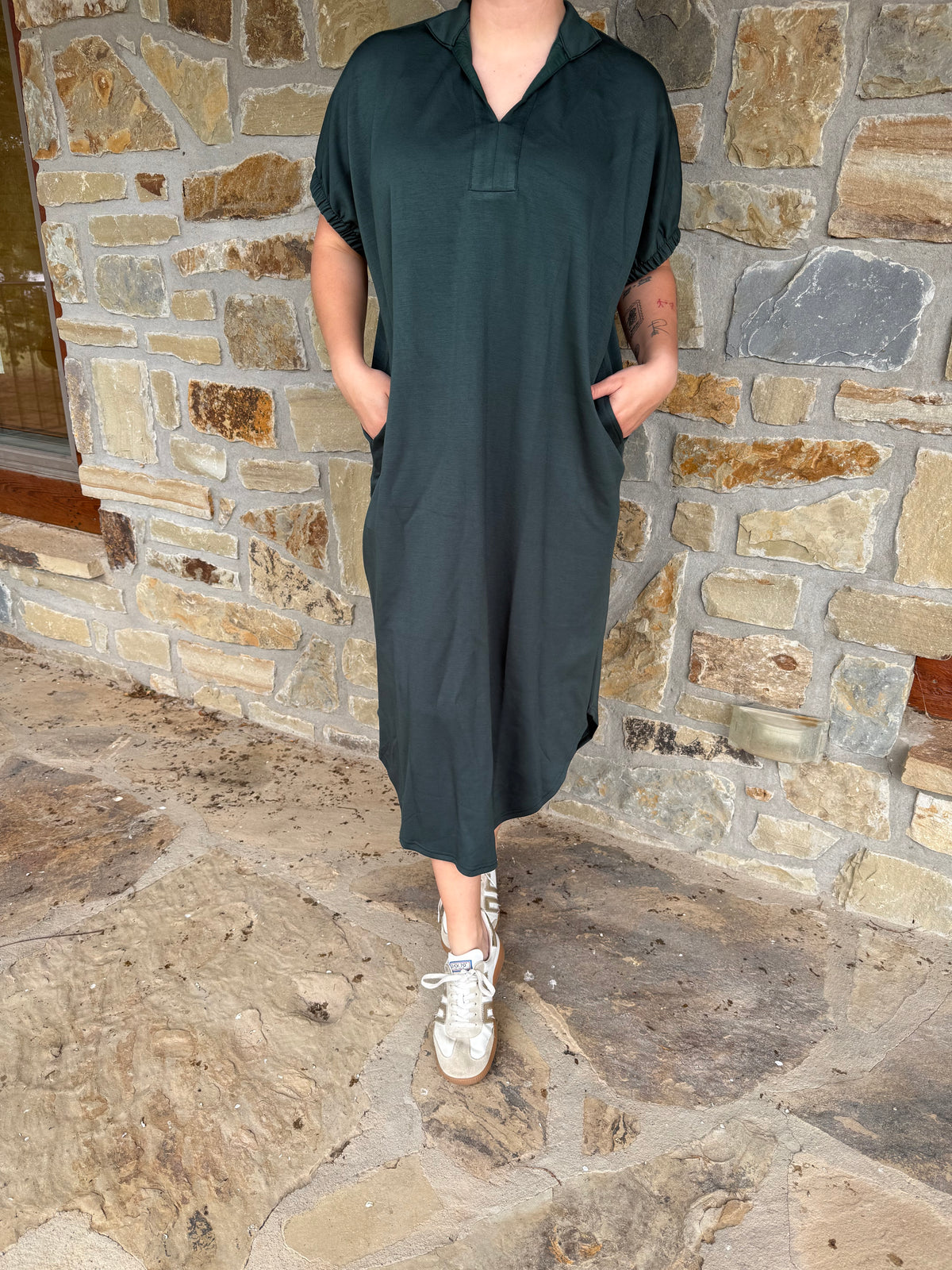Forest Green Dress