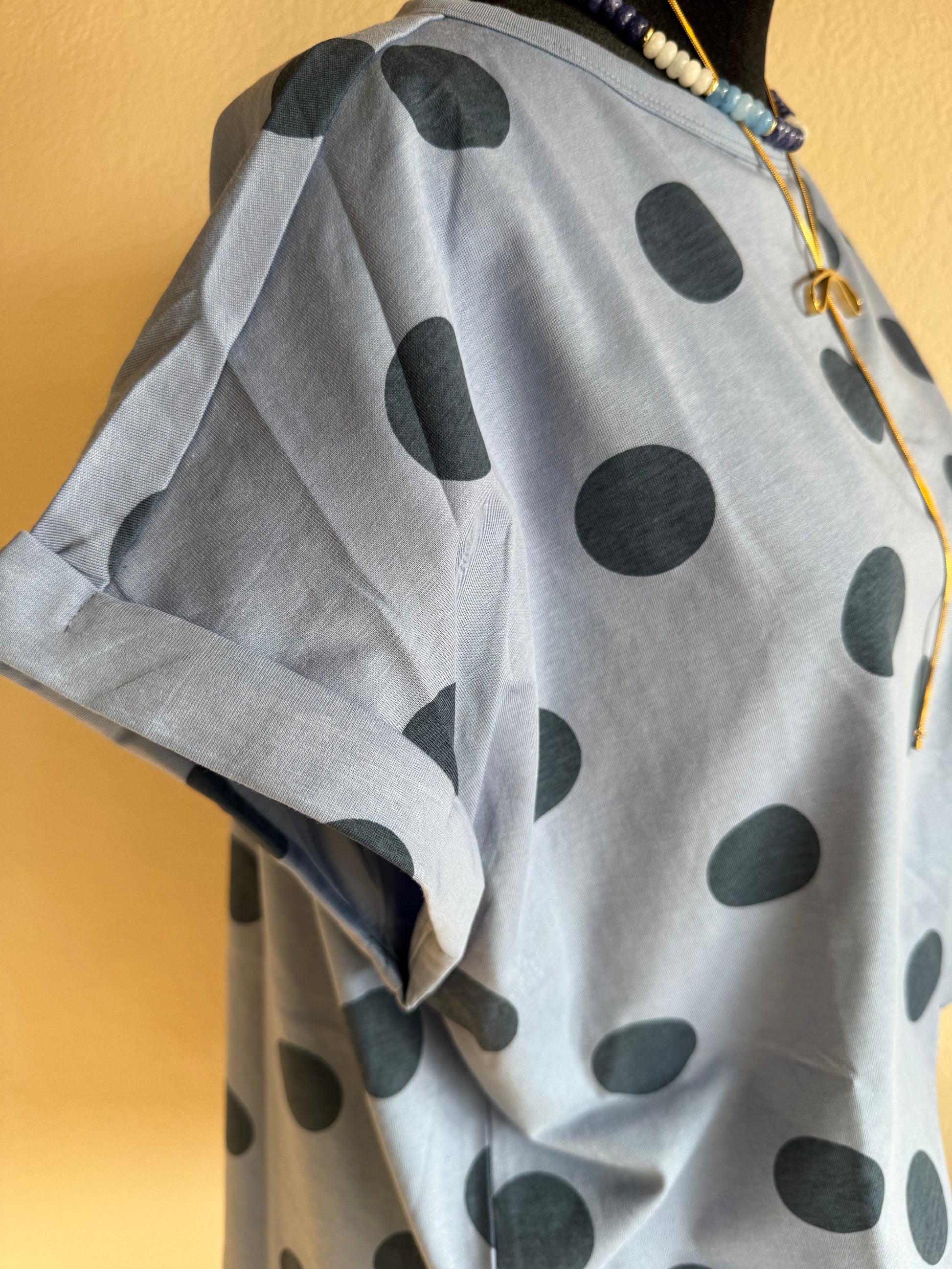 Blue Polka Dot Set