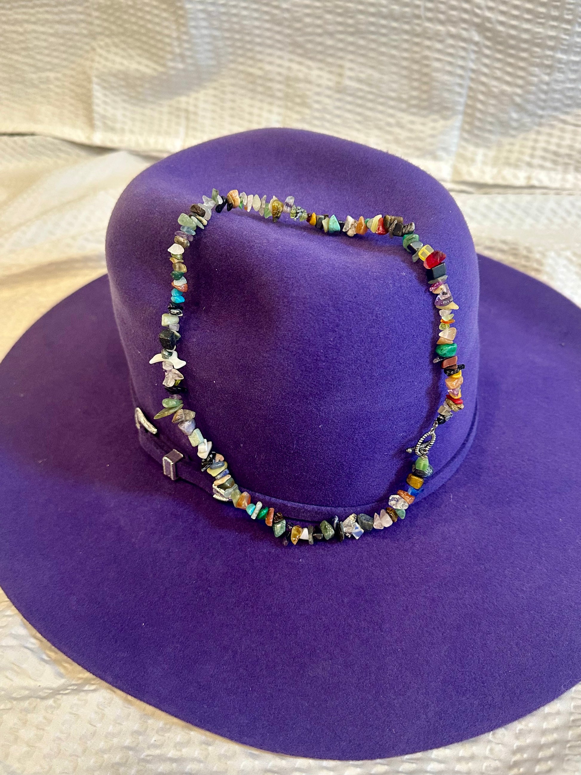 Multi Colored Rock Necklace