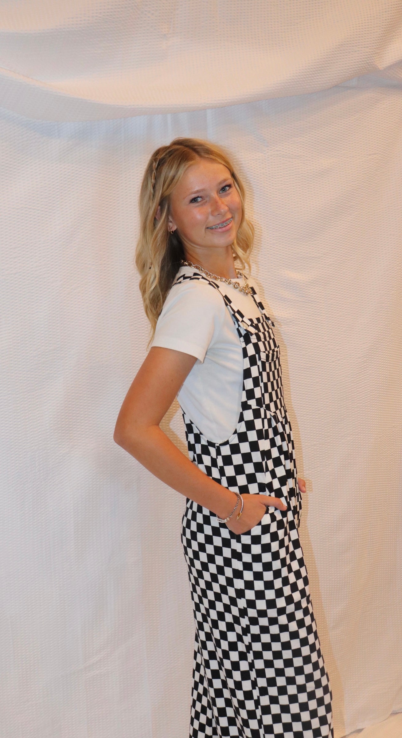Checkered Jumpsuit