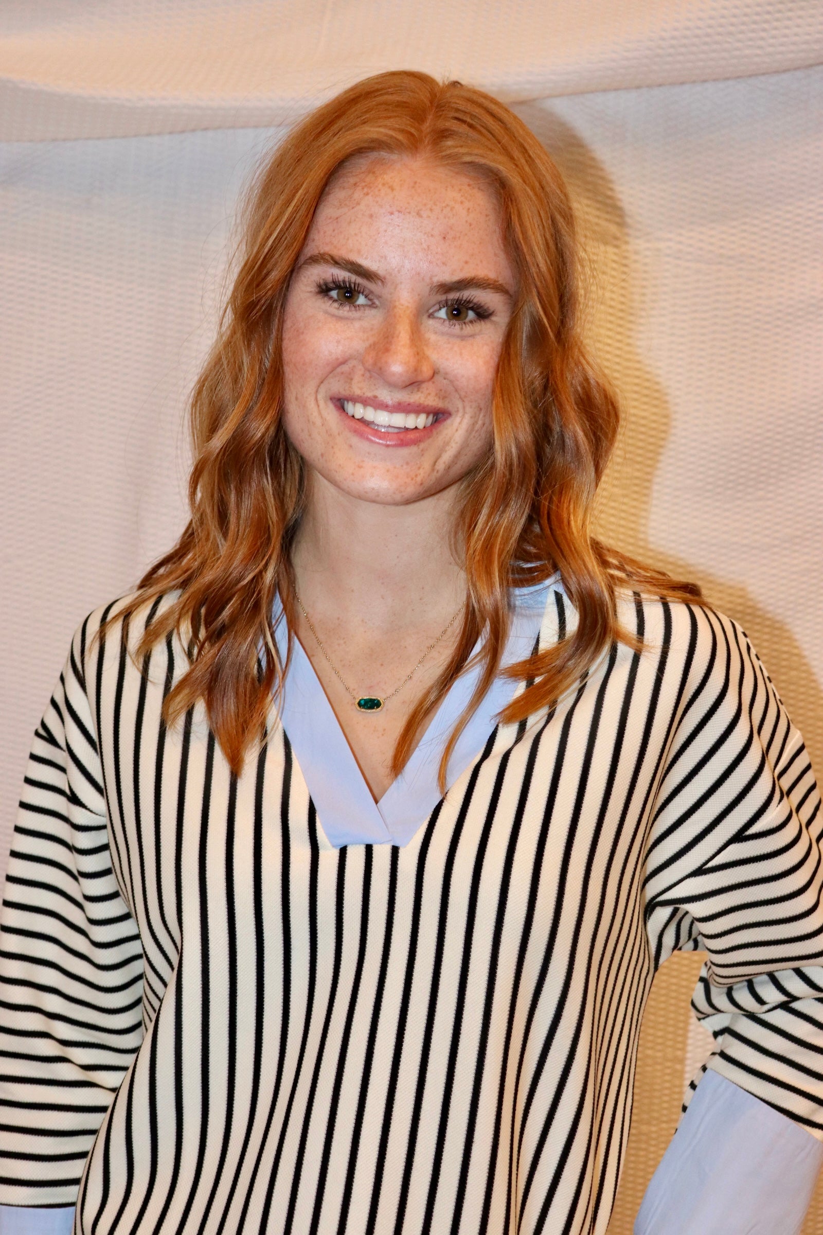 Black and White Collared Shirt